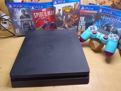 ps4 slim 1tb with 5 games