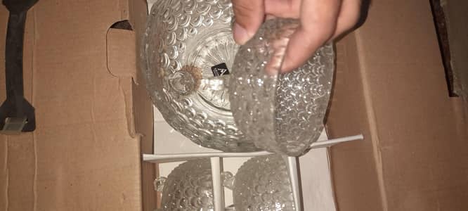 New 7-Piece Glass Serving Set