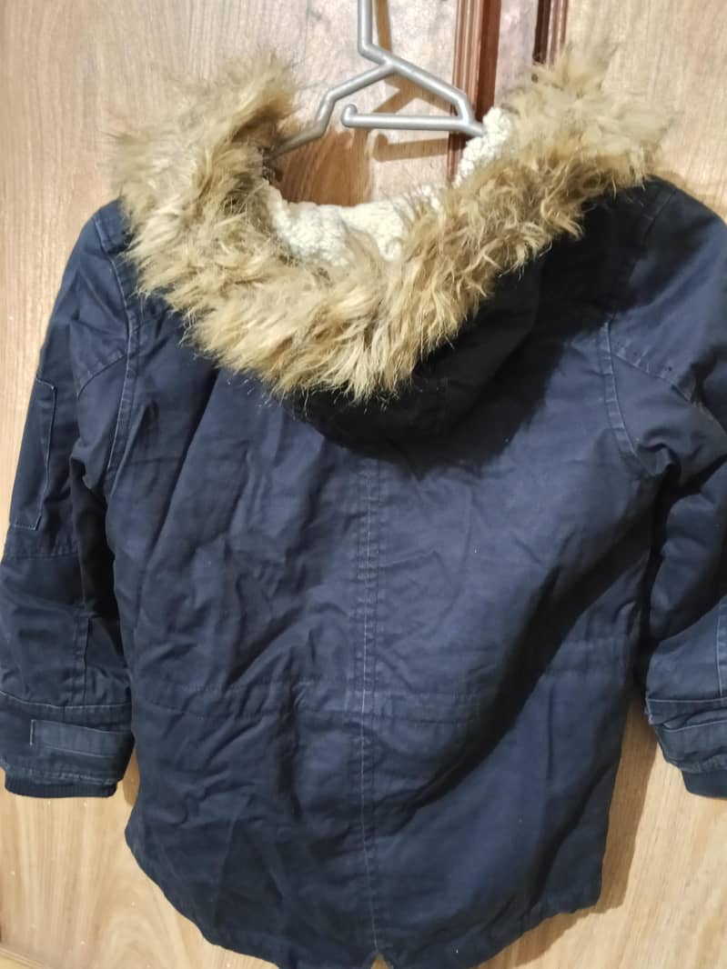Navy blue long jacket 2