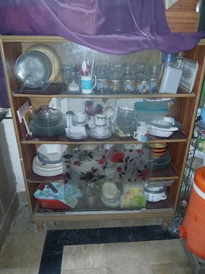 showcase,Bartan wali almari,crockery shelve,Almari