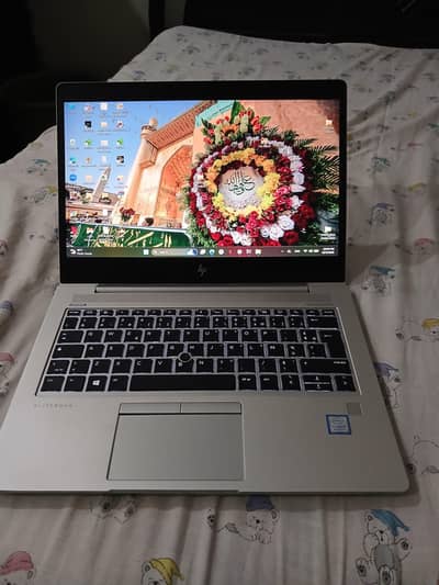 hp Corei 5 8th generation elite book 8GB RAM SSD 256 GB