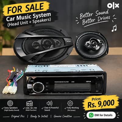 Sony Speakers – USB/SD/FM Support