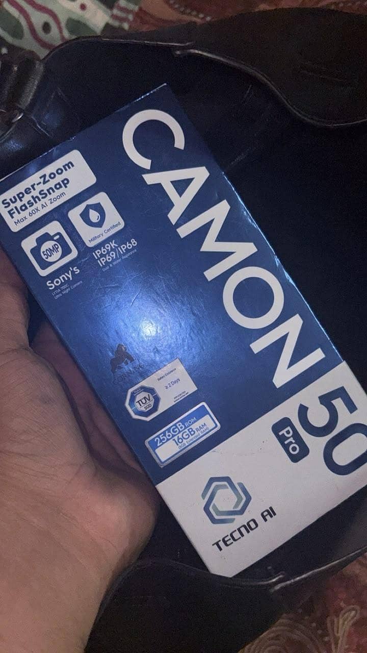 Tecno camon 50 pro 6