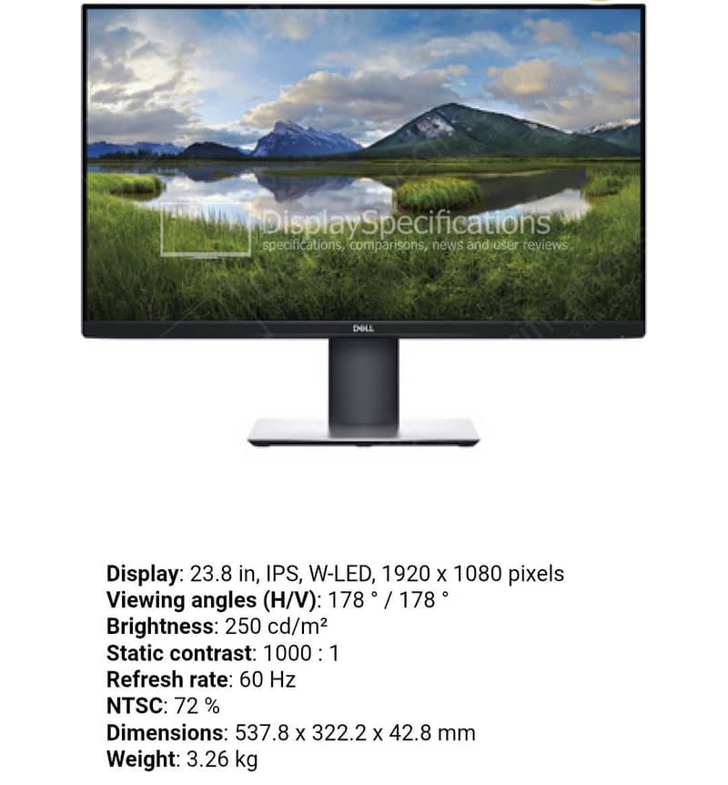 Dell 24" borderless led 0