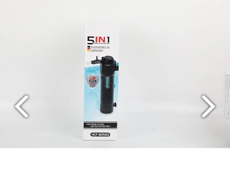 Aquarium Submersible Filter 5 in 1 with UV light & 100 Watts Heater — photo 5