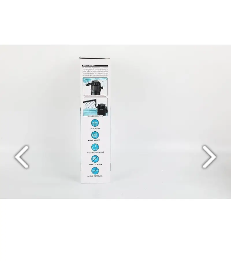 Aquarium Submersible Filter 5 in 1 with UV light & 100 Watts Heater — photo 6