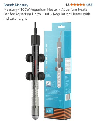 Aquarium Submersible Filter 5 in 1 with UV light & 100 Watts Heater