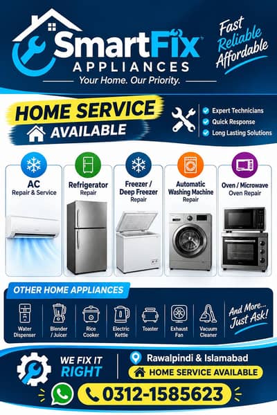 SmartFix Appliances Home Appliance Repair Service