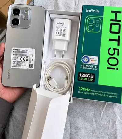 Infinix Hot 50i 6+6  128  Lush condition