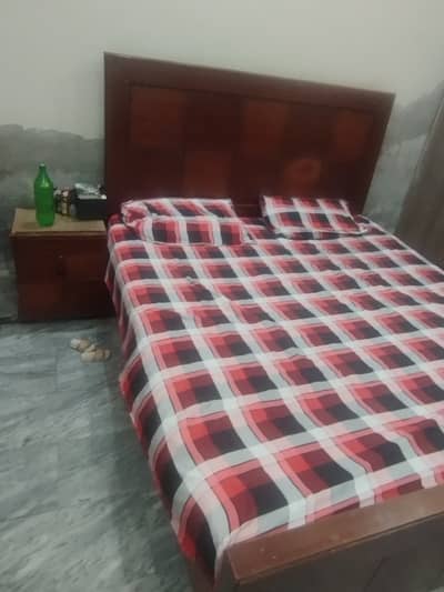 Double bed for sale with mattress