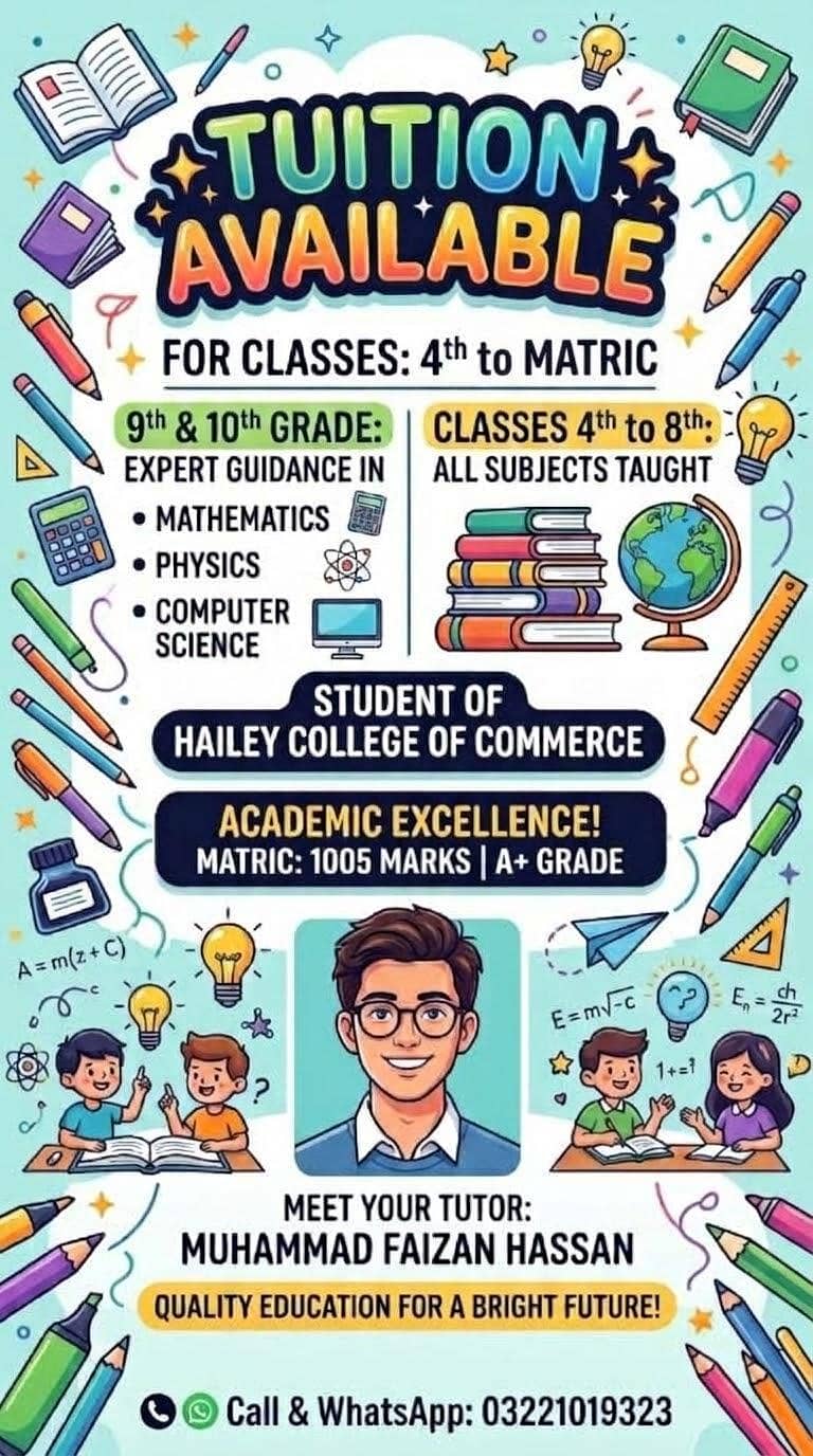 Tuition Available 0