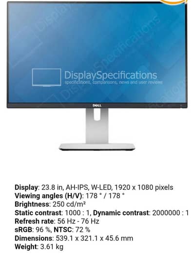 Dell 24" bazelless led