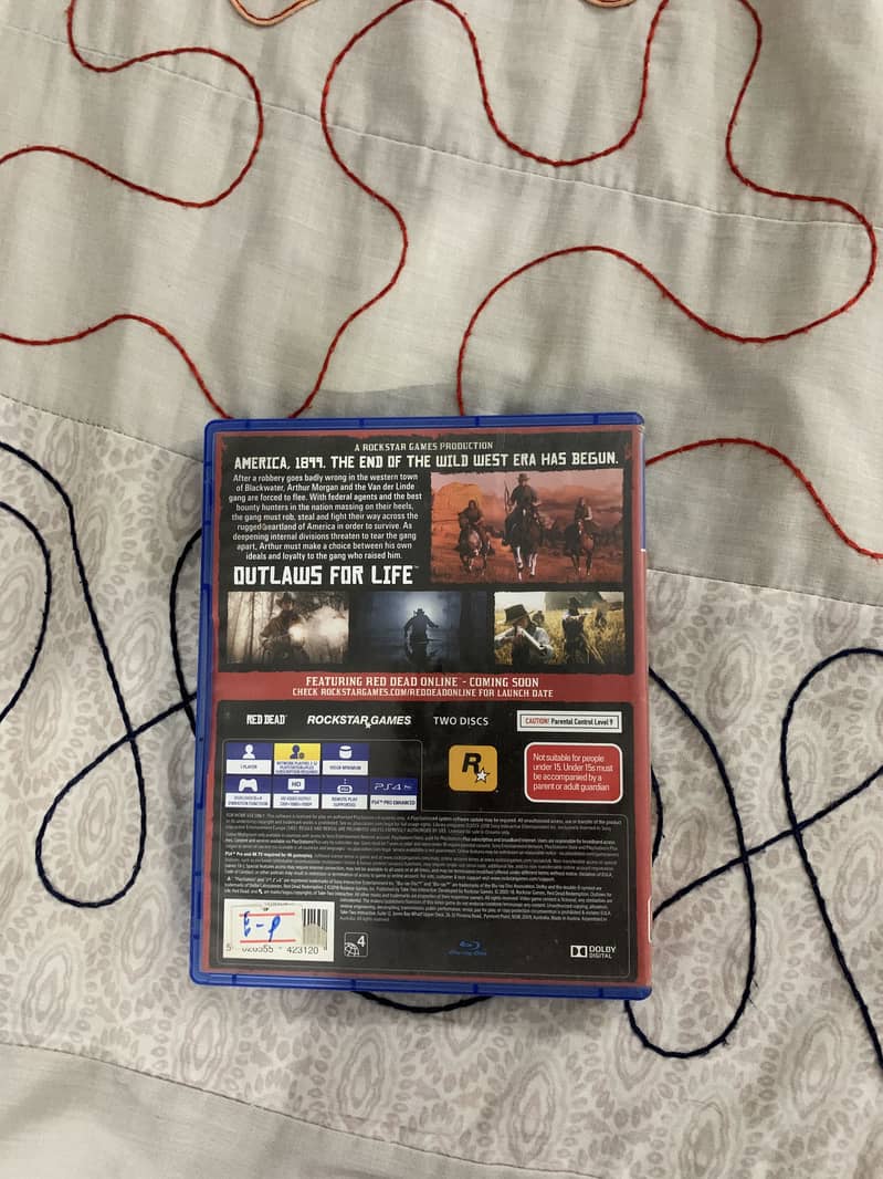 RDR 2 ps4 disk 5