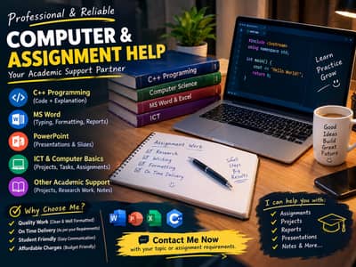 Computer Assignment & Hand writing assingments