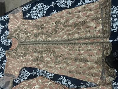 Ready to wear dress in ornage color