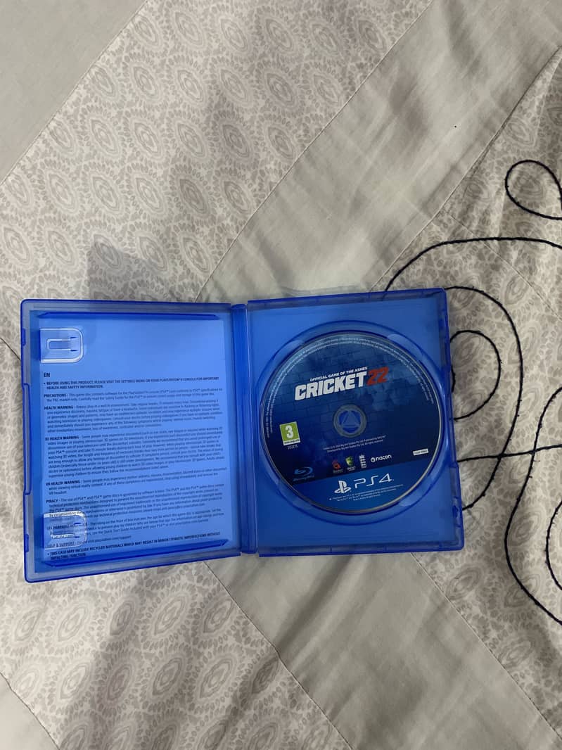 Cricket 22 ps4 disk 2