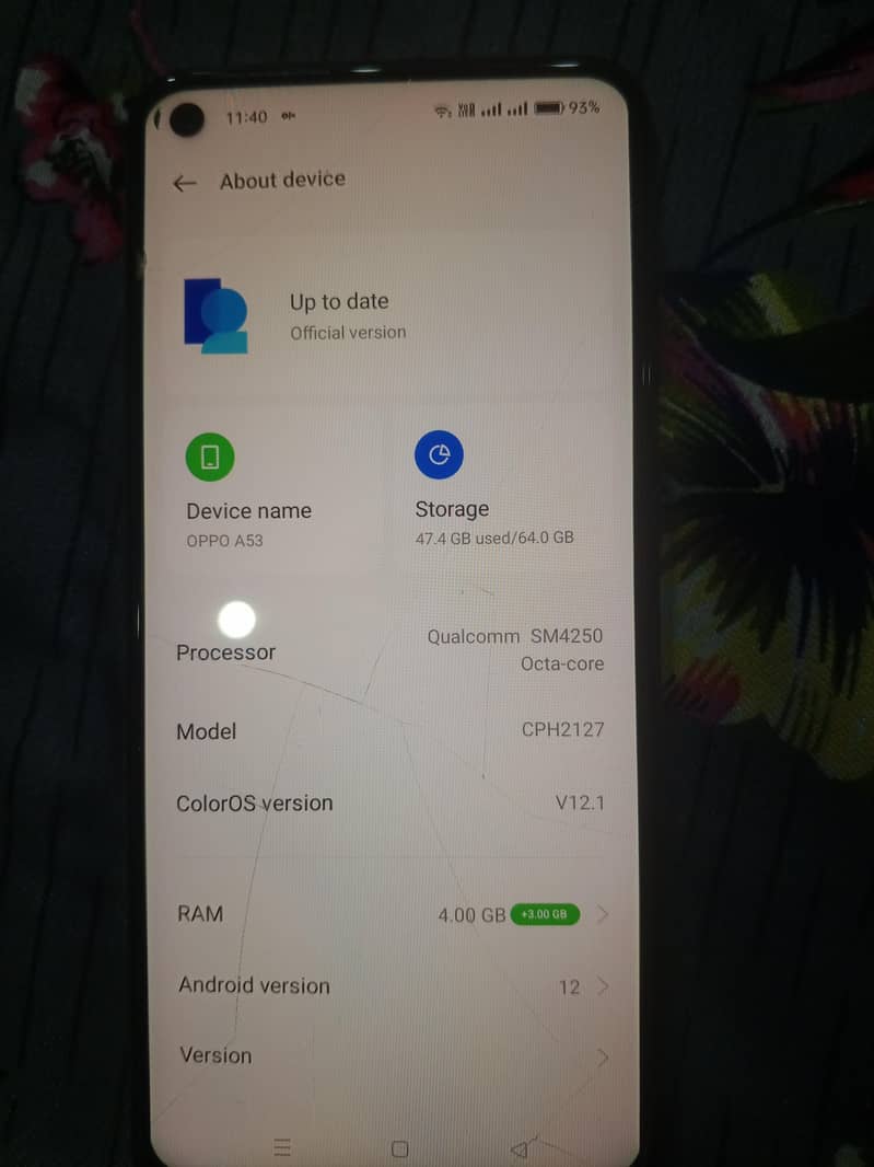 OPPO A53 0