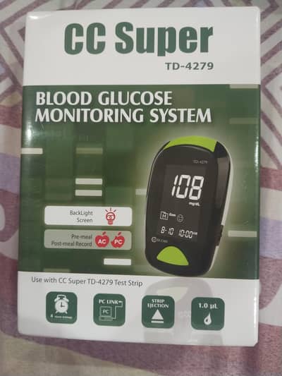 blood glucose check machine