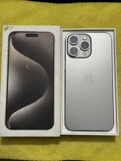 Apple iPhone 15 Pro Max jv 100 health 256gb