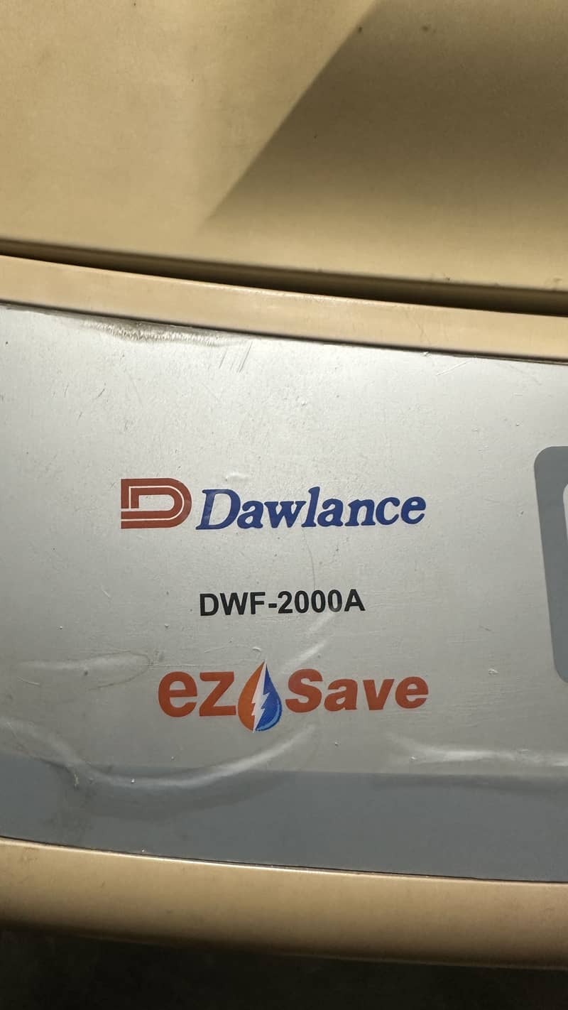 Dawlance automatic washing machine 4