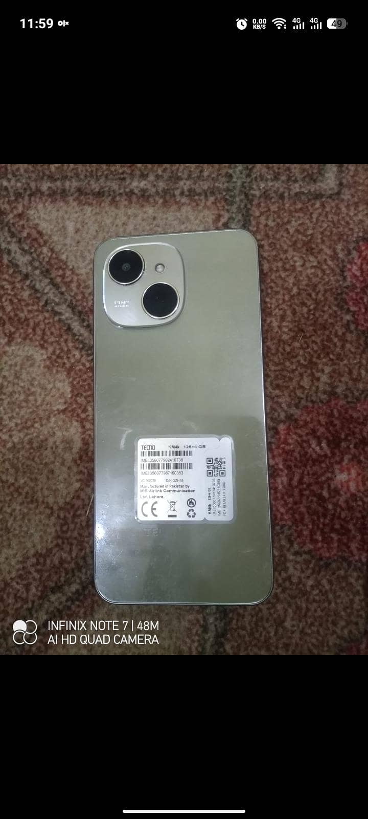Tecno spark 40c 1