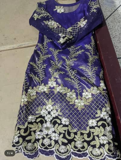 purple dress
