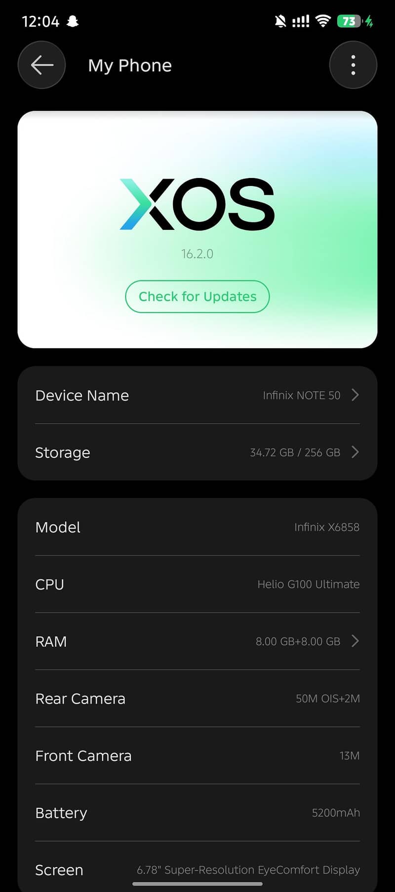 Infinix Note 50 0
