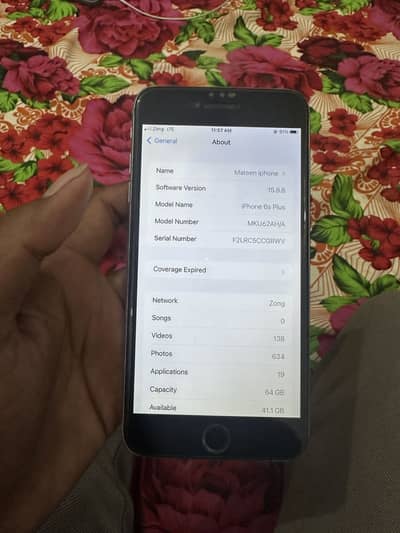Apple iPhone 6S Plus PTA aproved