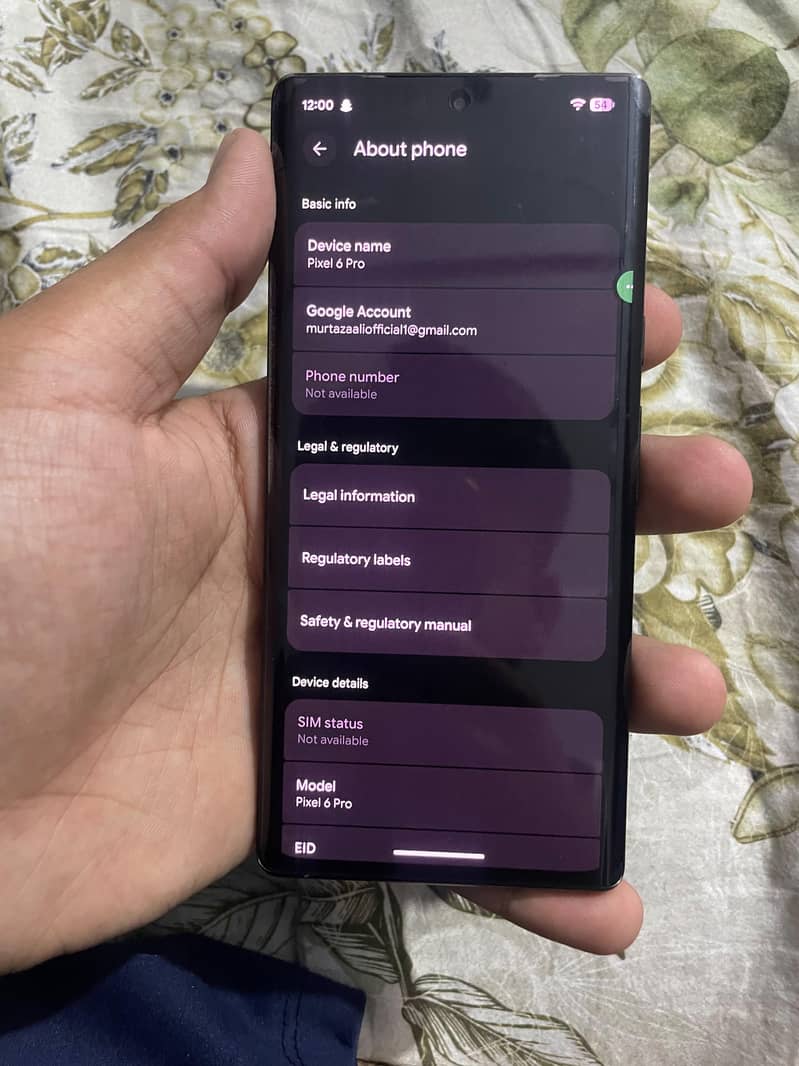 Google Pixel 6 Pro read add 5