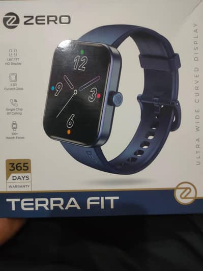Terra Fit  blue smart watch