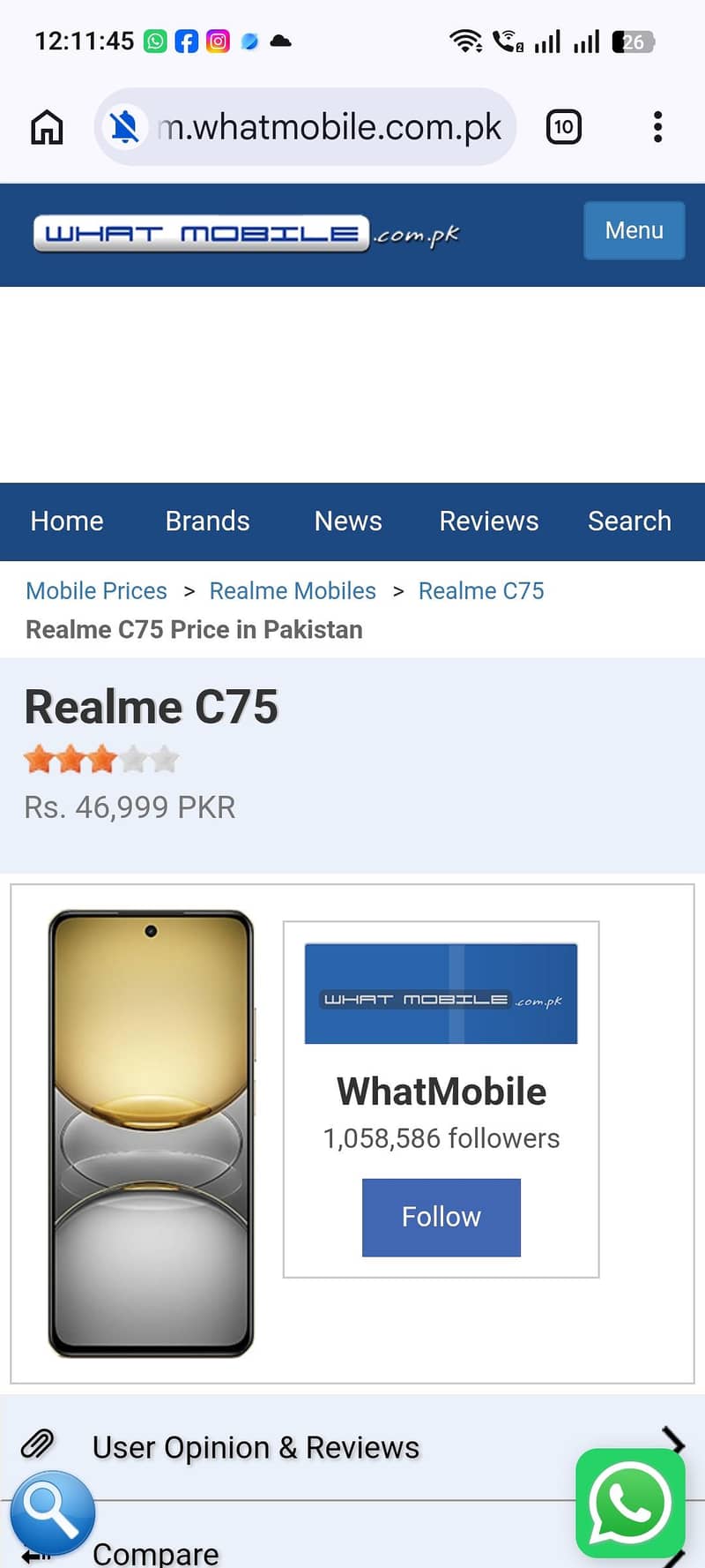 Realme C75 8