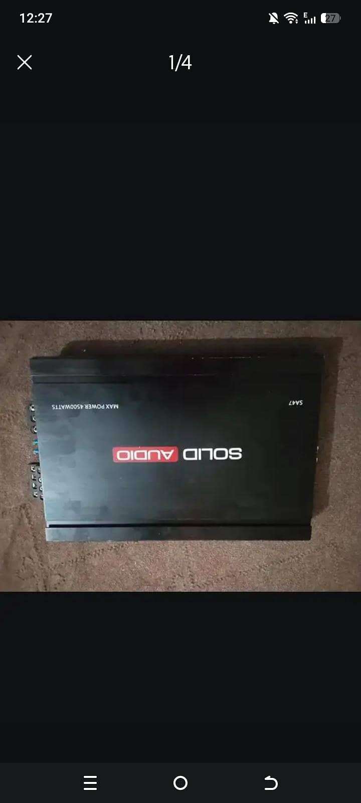 solid Audio original amplifier 0