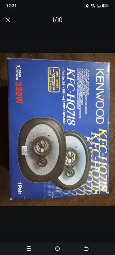 original 718 Kenwood speakers