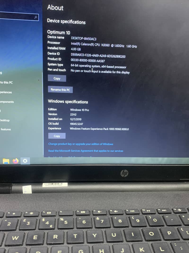HP Optimum 10 3