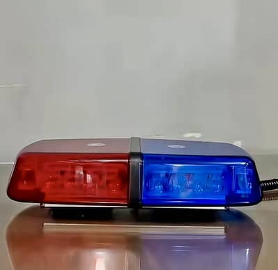 Red & Blue LED police roof Light