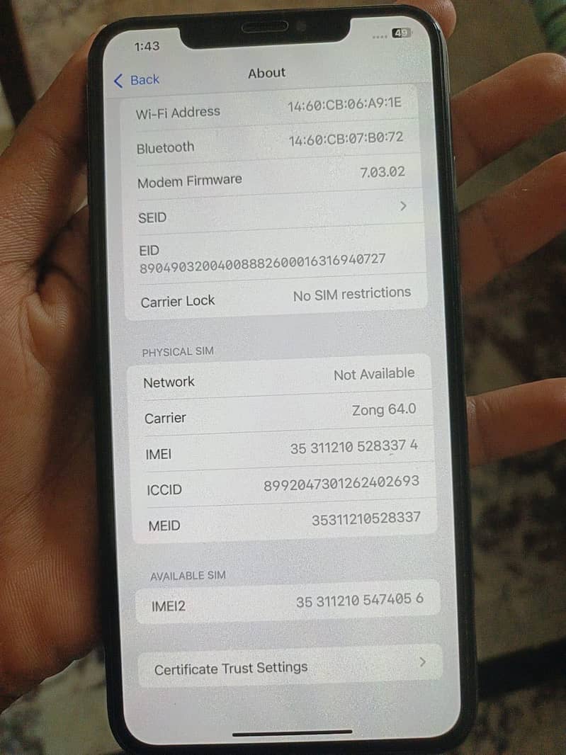 Apple iPhone XS Max 0
