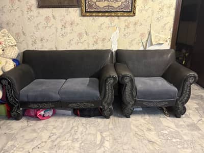 Wooden sofas