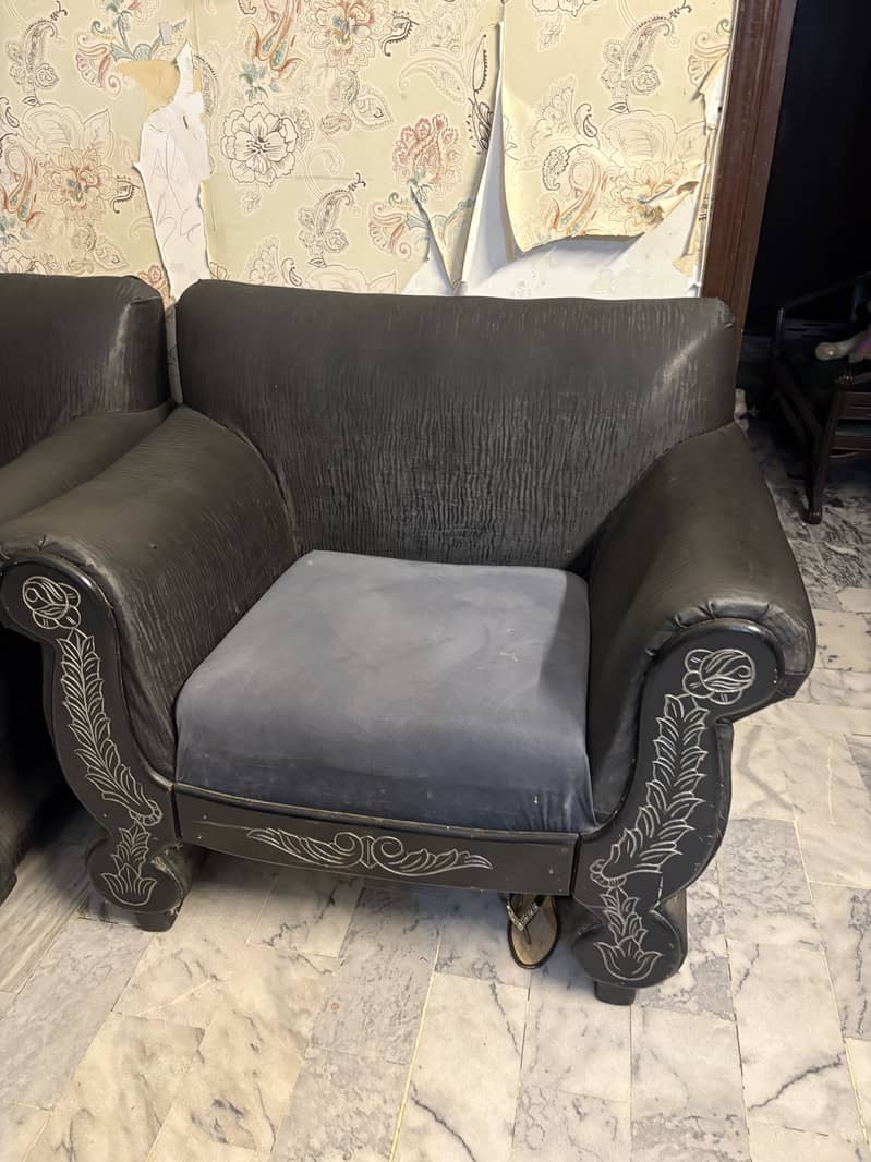 Wooden sofas 1