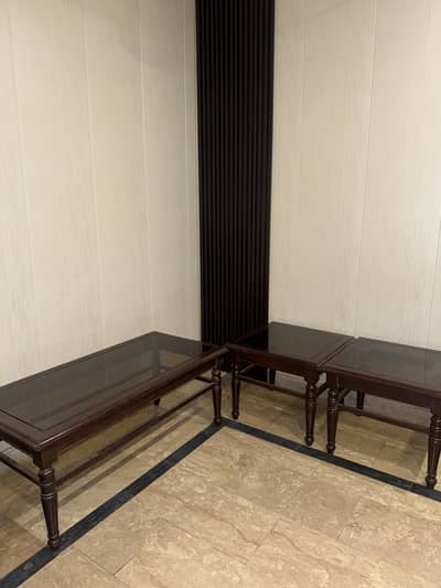 Antique One Dining & Two Side Tables