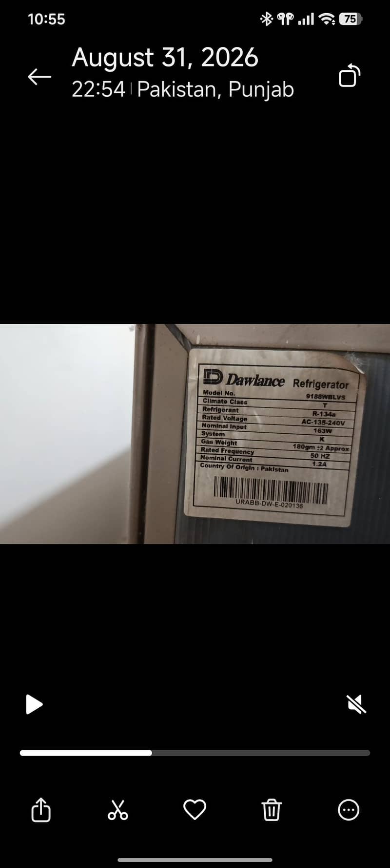 Dawlance fridge 2