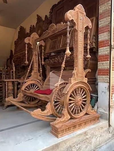 wooden taali latest design Jhoola