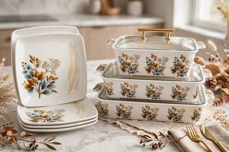Dinner set  72 / piece  / pathar marbal