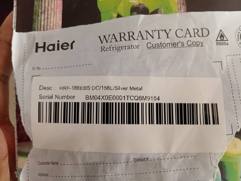 Haier refrigerator 3