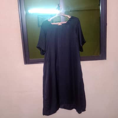 net gown and inner and trauser short silk with chiffon dupatta