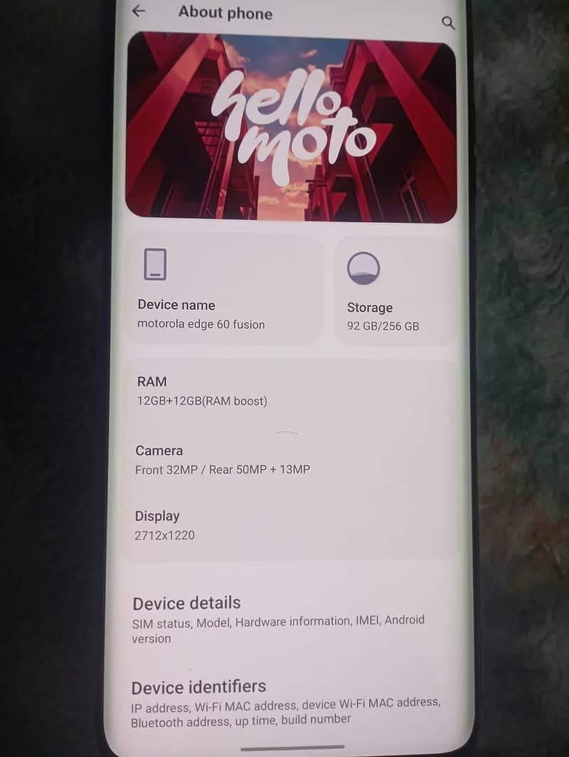 Motorola Edge 0