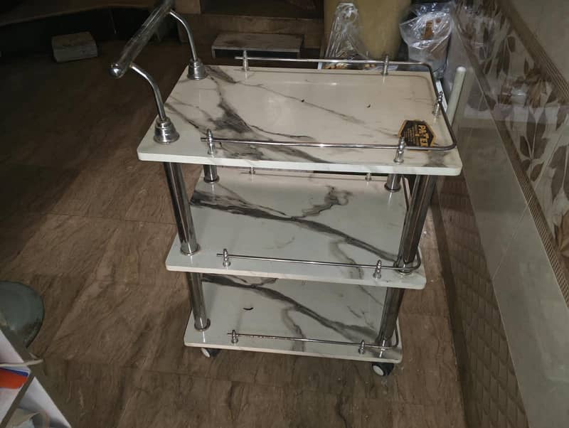 3 step tea trolley 9
