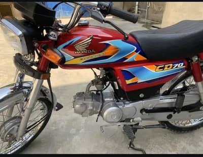 honda CD 70 mint condition
