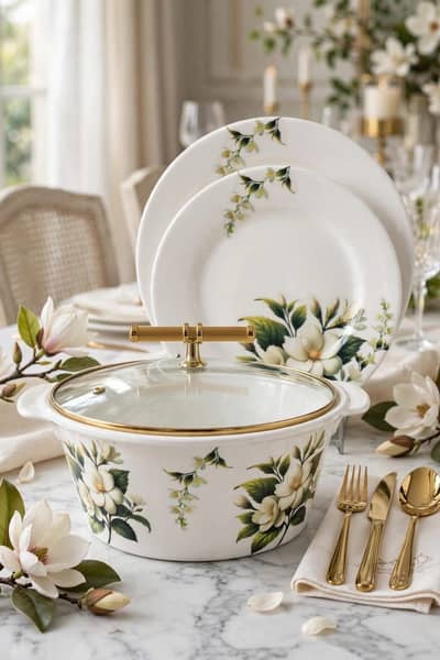 Phatar marbal dinner set