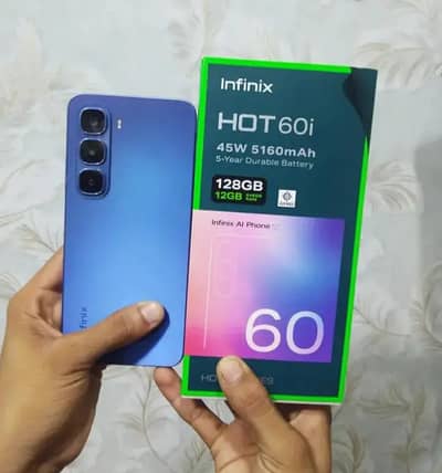 Infinix HOT 60 i  with box and charger best condition over all neat