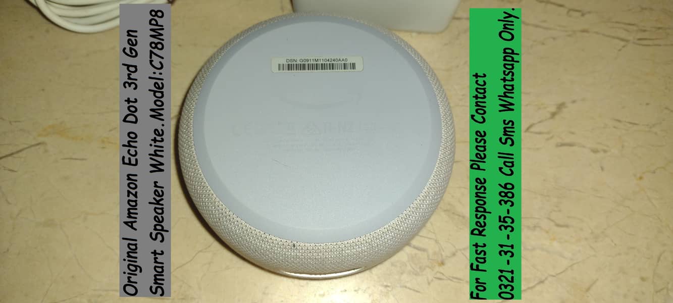 original amazon echo dot 3rd gen smart speaker 5